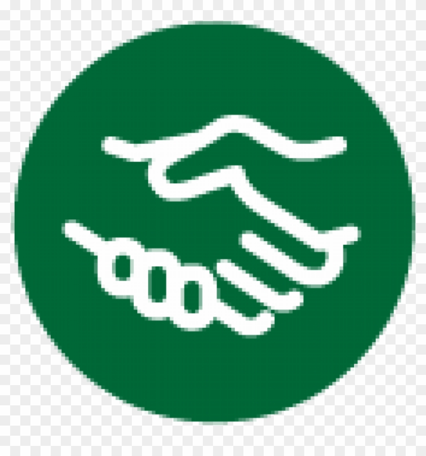Canopy Handshake Icon - Emblem Clipart #1242337