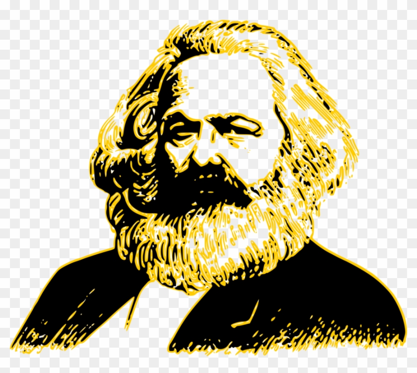 Capital Marxism Communism Grundrisse The Communist - Karl Marx Clip Art - Png Download