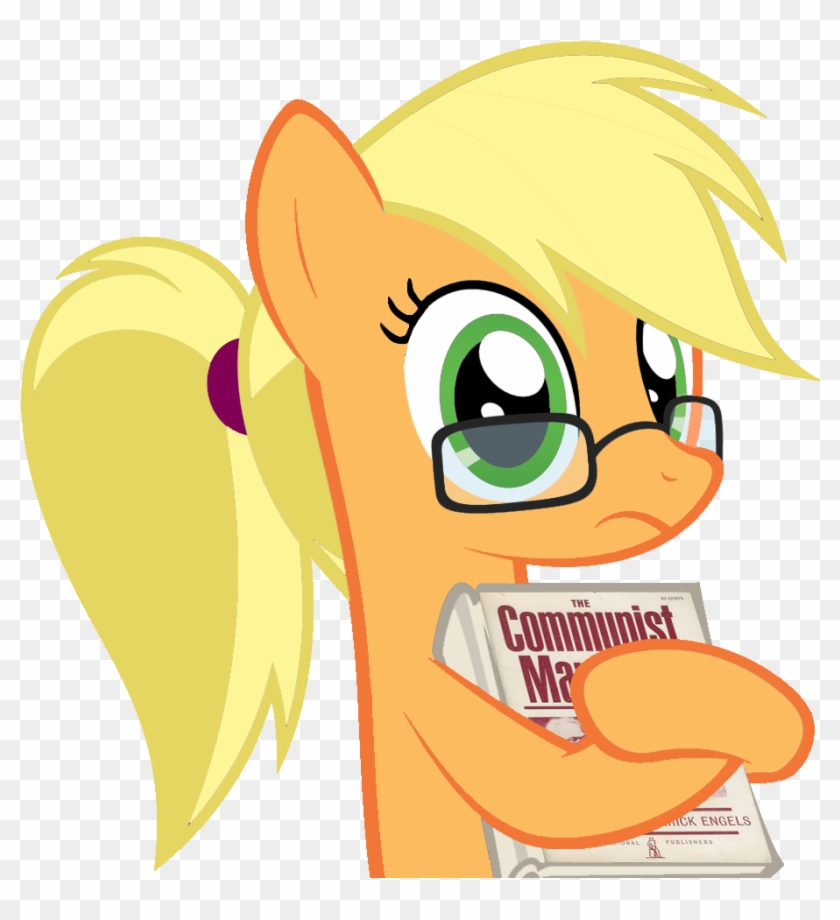 Adorkable, Alternate Hairstyle, Applejack, Artist - Communist Pony Clipart