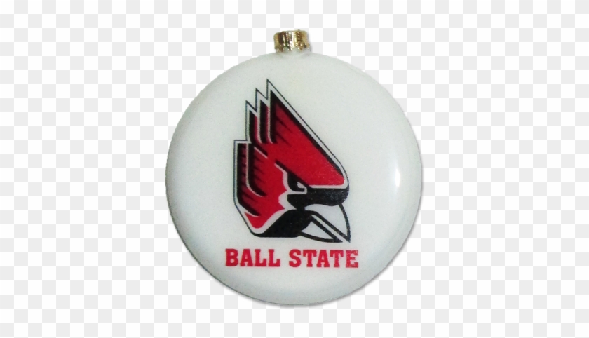 Flat Glass Ornament - Ball State Cardinals Clip Art - Png Download