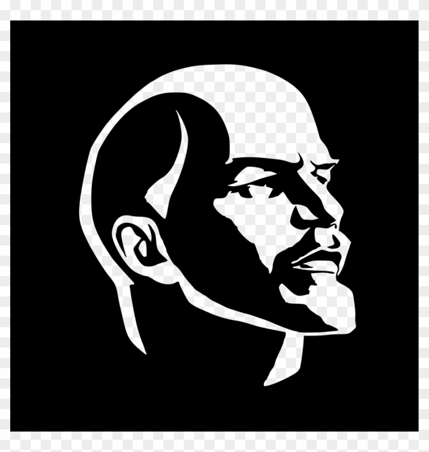 Communism, Socialism, Vladimir Lenin, Clip Art, Sweatshirts, - Lenin Black And White - Png Download