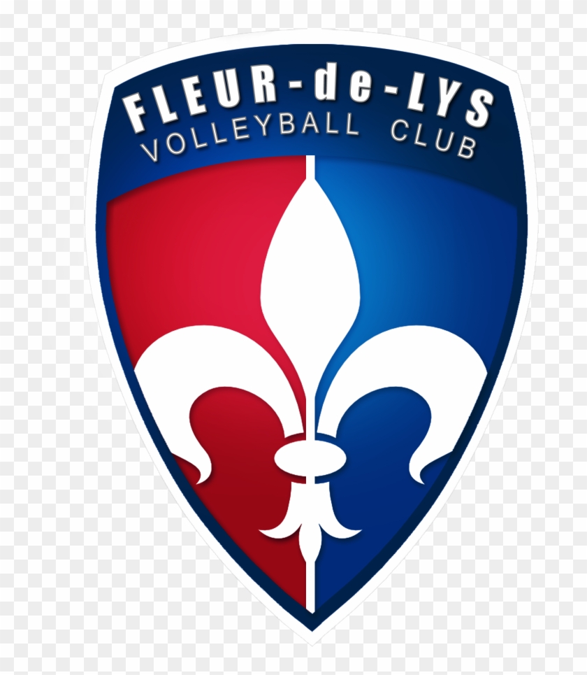 Fleur De Lys - Fleur De Lys Volleyball Club Logo Clipart #1242902