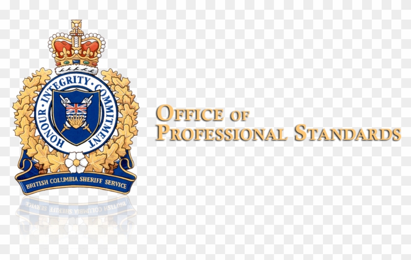 Office Of Professional Standards Logo - British Columbia Sheriff Logo Clipart #1243052