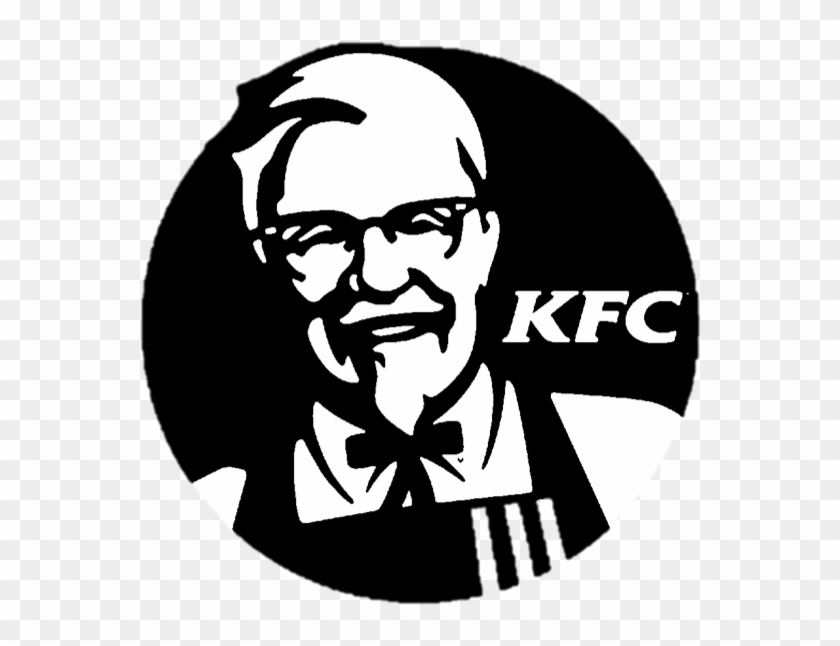 Kfc Symbol Png Logo - Kfc Logo Black And White Clipart #1243154