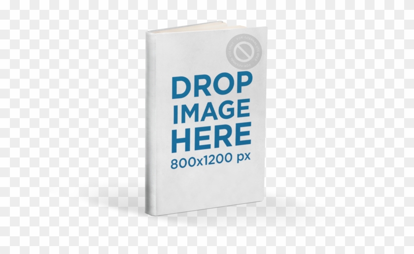 E-book Cover Mockup Template Over Transparent Background - 3d Book Cover Transparent Clipart