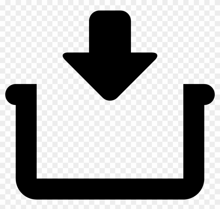 Arrow Pointing Down A Container Comments - Box With Arrow Pointing Down Clipart