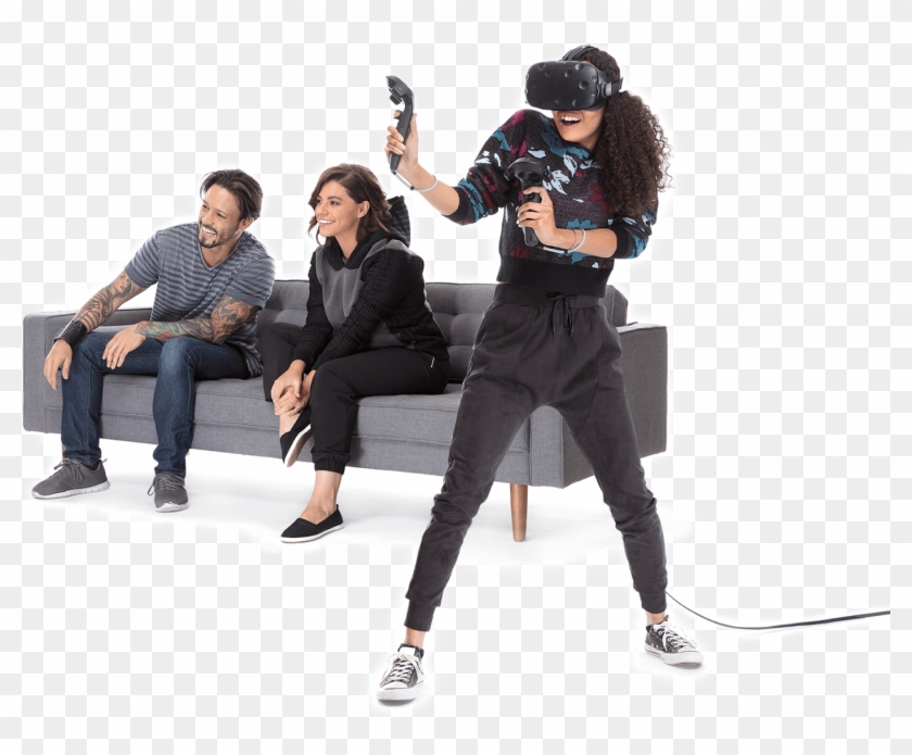 Htc Drops The Price Of Htc Vive By $200, Tries To Compete - Htc Vive Player Png Clipart