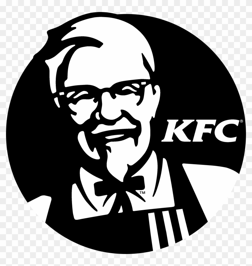 Kfc 2 Logo Black And White - Kfc Logo Black And White Clipart