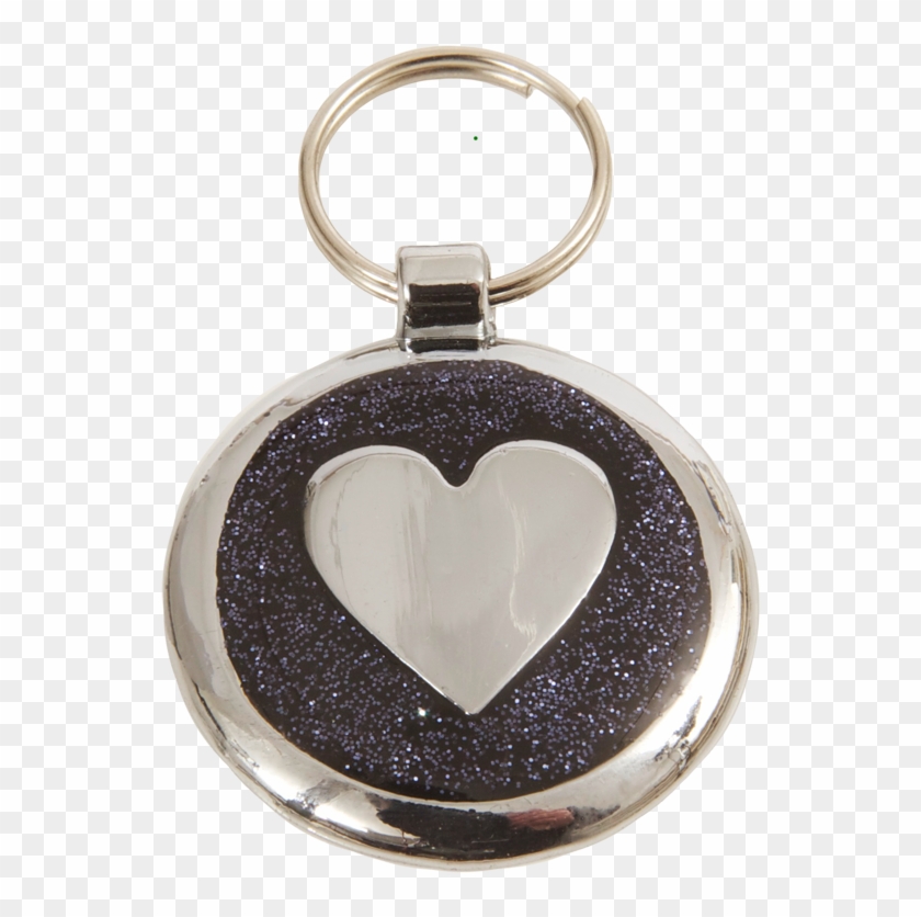 Luxury Designer Dog Tag Glitter Black Glint Heart Shimmer Clipart #1243842