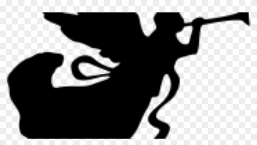 1360 X 700 7 - Angel With Trumpet Silhouette Clipart #1243938