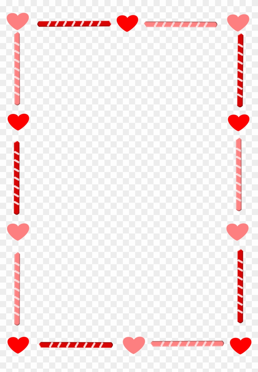 Baseball Png Border - Valentines Day Border Clip Art Transparent Png #1244294