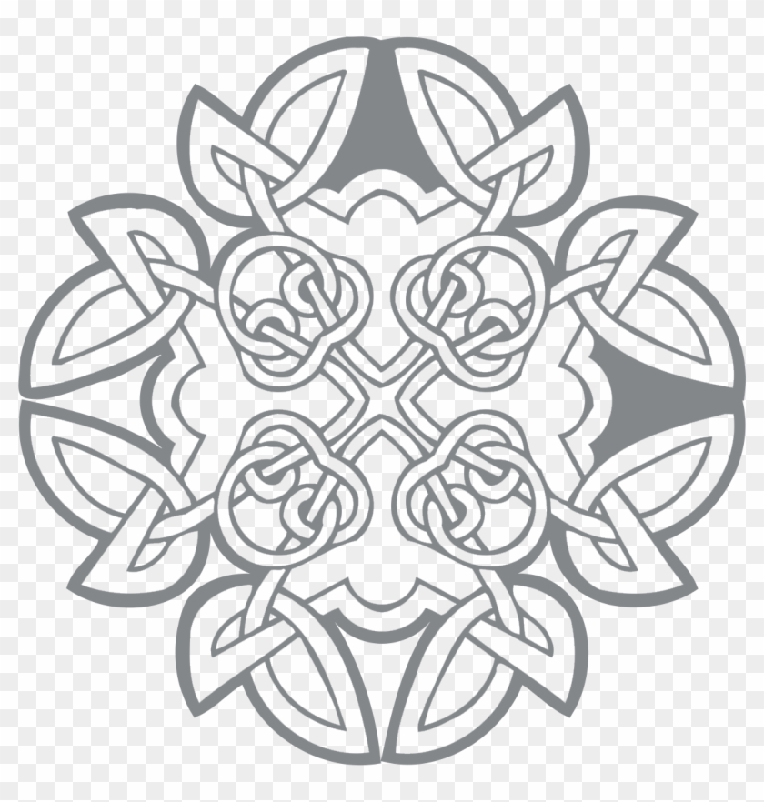 Celtic Ornament Vector Free Sun - Carving Patterns Png Clipart #1244301