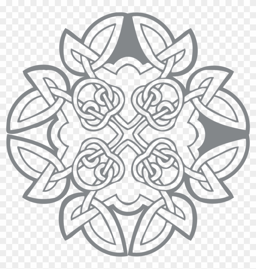 Celtic Ornament Vector Free Sun - Carving Patterns Png Clipart