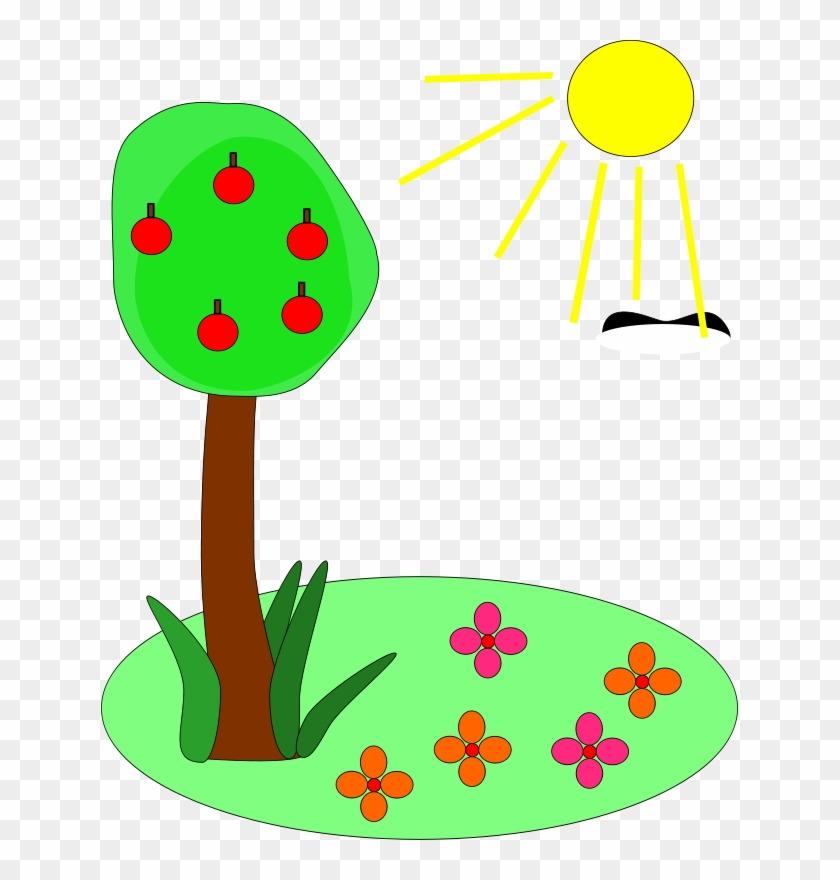 Plant And Sun Png - Summer Clip Art Transparent Png #1244680