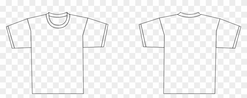 2400 X 1697 8 - T Shirt Template Icon Clipart (#1245580) - PikPng