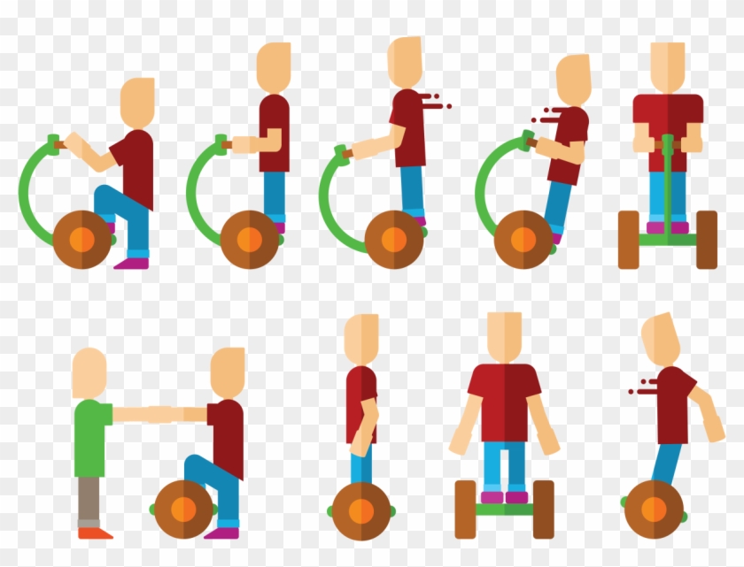 Segway Free Vector Art Clipart
