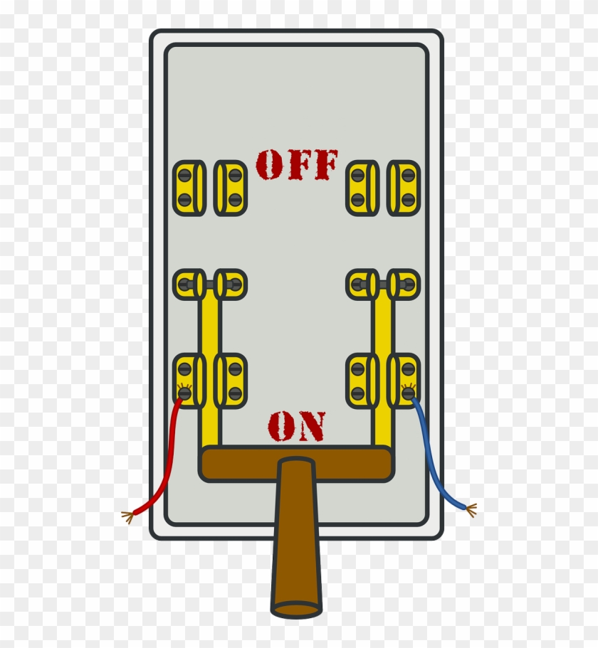 Breaker,connection - Knife Switch Clipart - Png Download
