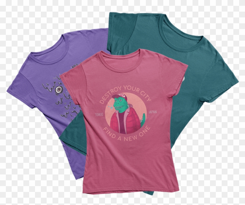 Tshirt Mockups - Girl Clipart