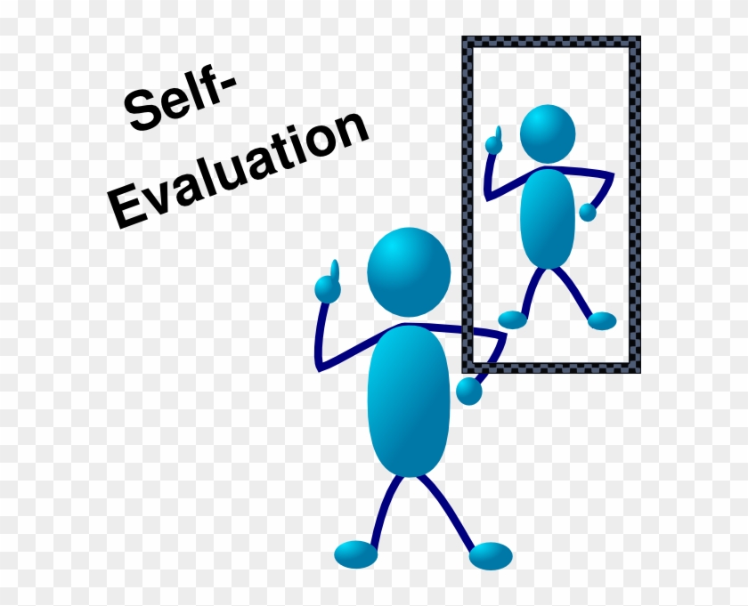 Blue Stick Man Self Evaluation Svg Clip Arts 600 X - Png Download #1246071