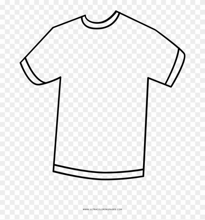 Full Page Coloring T Shirt Sheetable Pages Blank Of - T-shirt Clipart