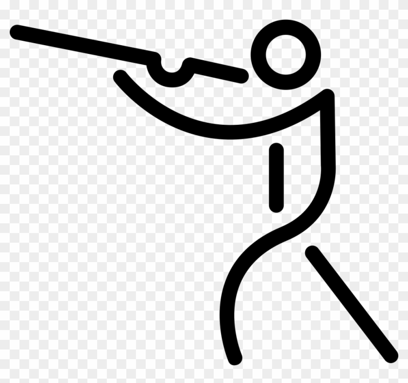 Shooting Stick Man Comments - Stick Figure Shooting Gun Clipart