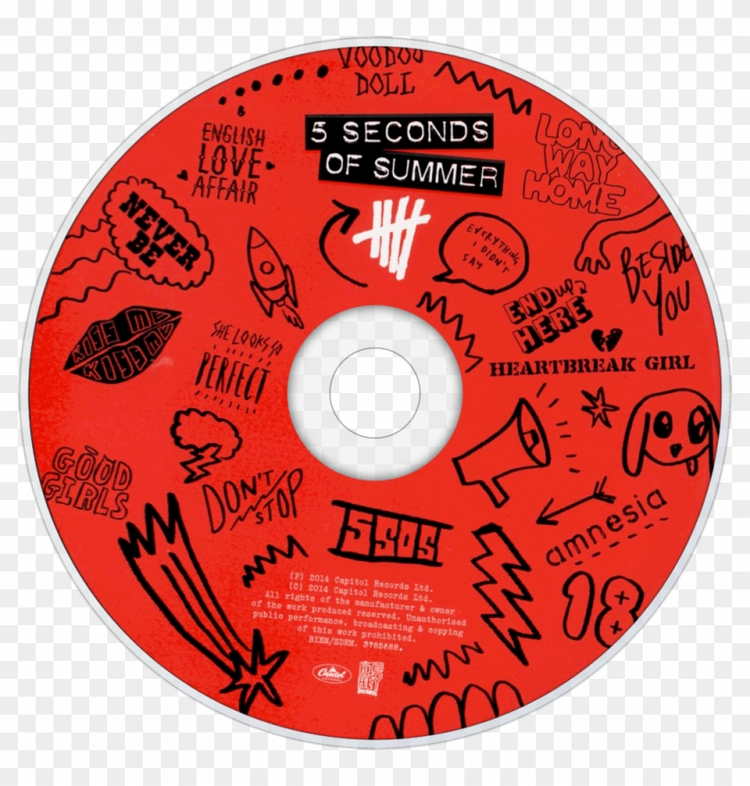 5 Seconds Of Summer Album Cover - 5 Seconds Of Summer Clipart