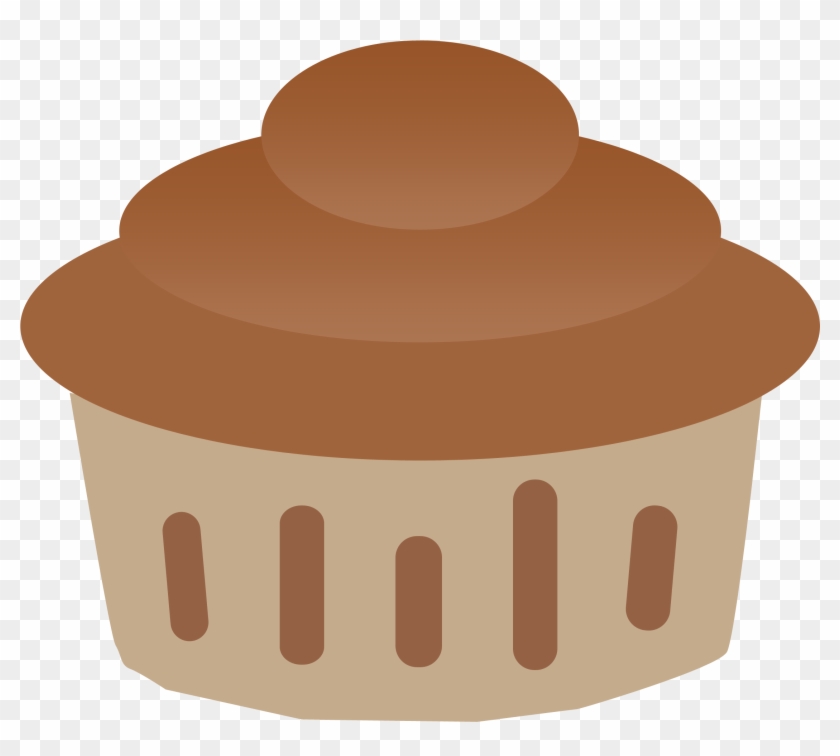 Vanilla And Chocolate Cupcake Clipart - Clipart Chocolate Cupcake - Png Download #1246716