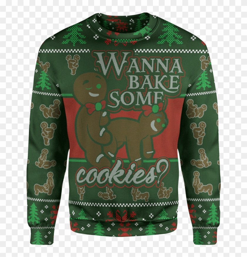 Wanna Bake Some Lunafide - Baking Cookies Christmas Sweater Clipart