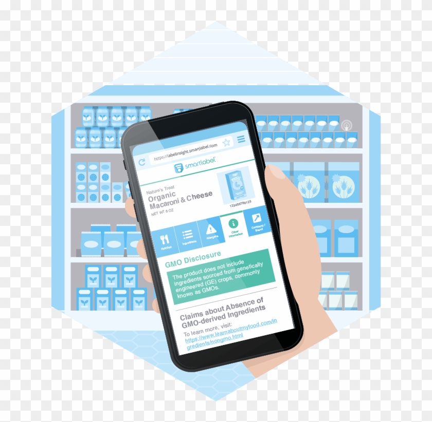 Hexagon Digital Transparency - Mobile Device Clipart