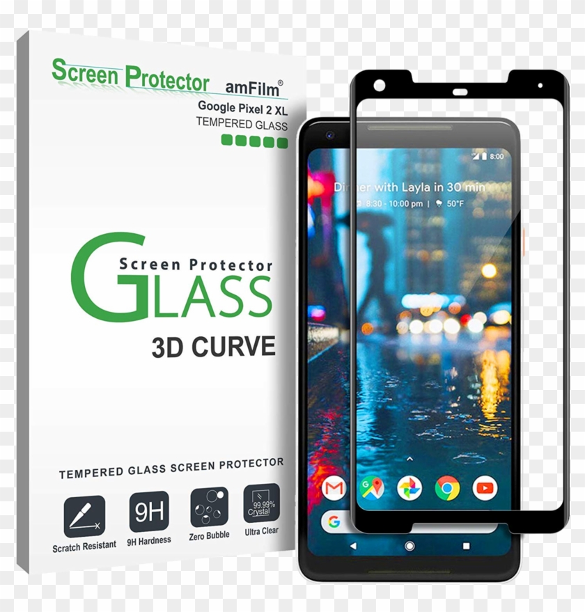 Best Tempered Glass Screen Protectors For Google Pixel - Pixel 2 Xl Tempered Glass Clipart #1247243