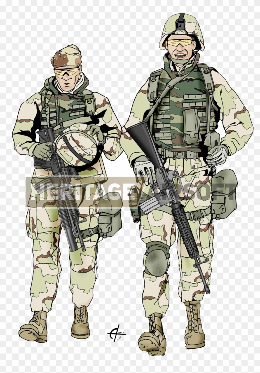 Tenue Airsoft - Soldier Clipart #1247275