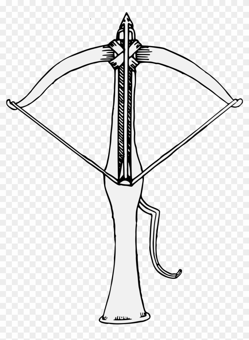 Crossbow - Drawing Clipart #1247539