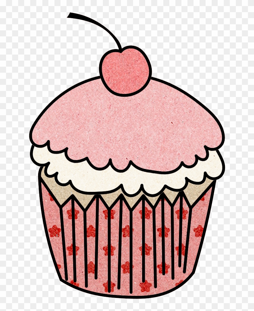 Cupcake Clipart Collage - เค้ก Png Transparent Png #1247595