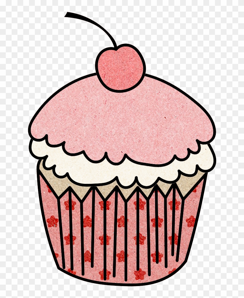 Cupcake Clipart Collage - เค้ก Png Transparent Png