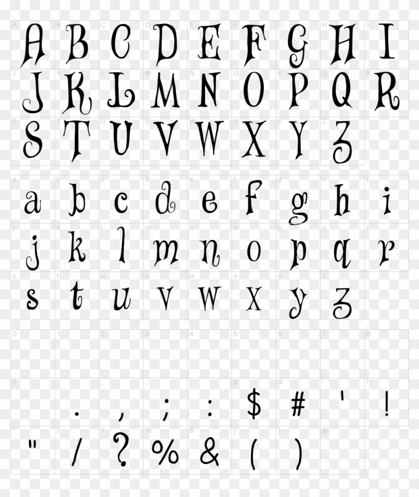 Wizards Magic Font - Cashier Font Clipart