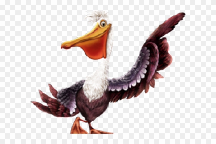 Transparent Cartoon Pelican Clipart #1247762