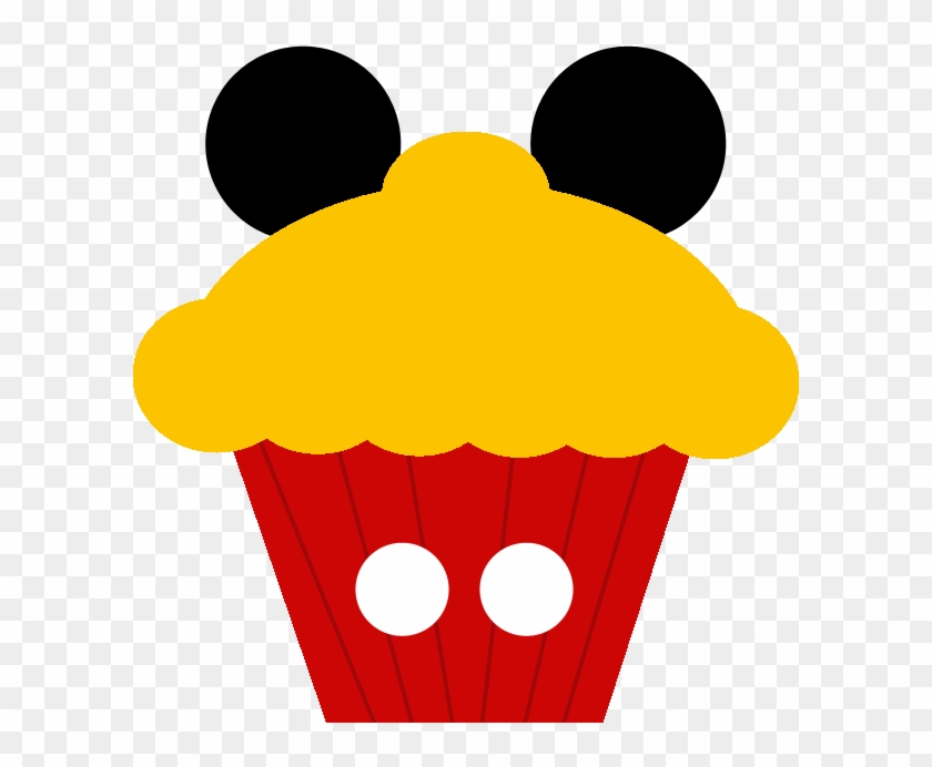 Cupcakes Clipart Mickey Mouse Cupcake - Mickey Mouse Cake Clipart - Png Download