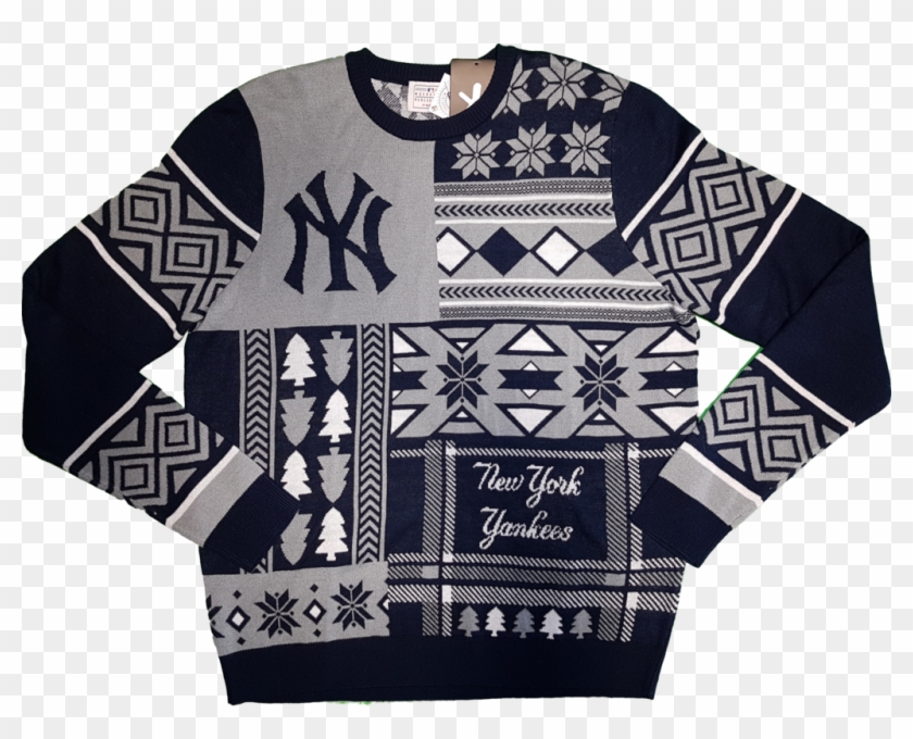 New York Yankees Patchwork Ugly Christmas Sweater , Clipart