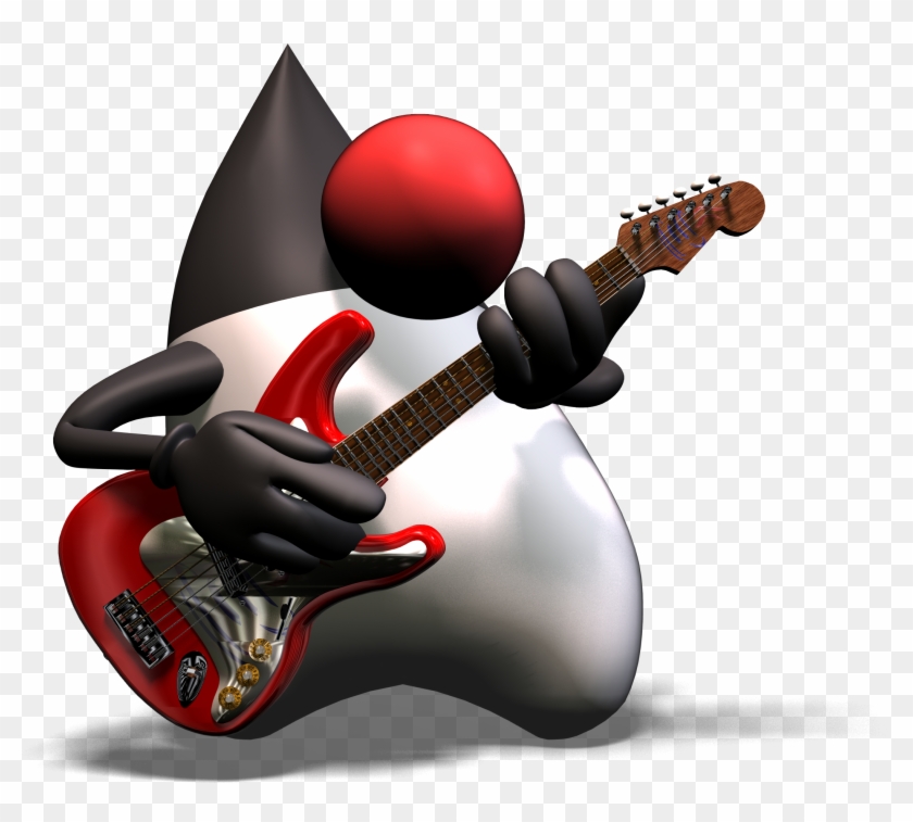 File - Duke-guitar - Java Duke Guitar Clipart