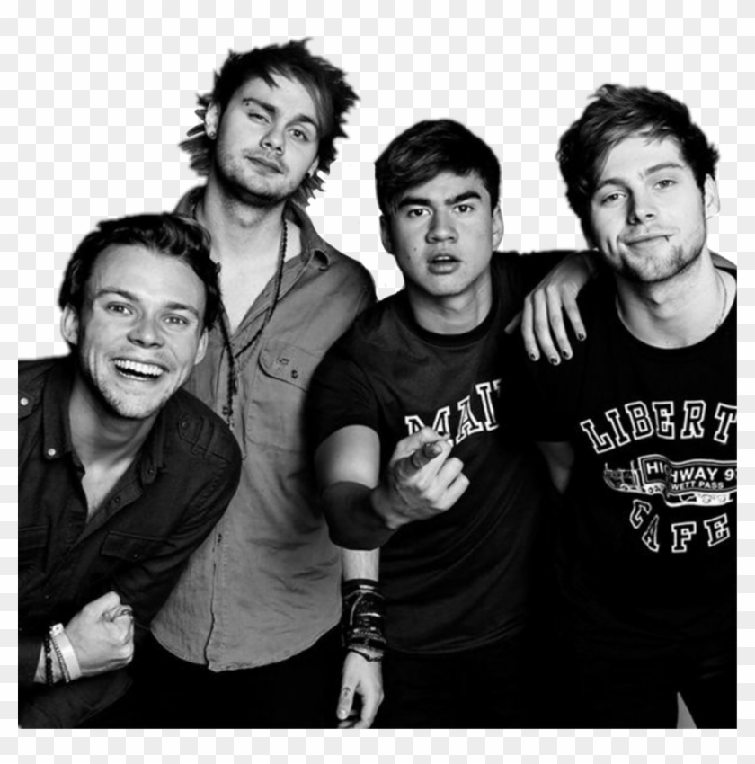 5sos Black And White Clipart