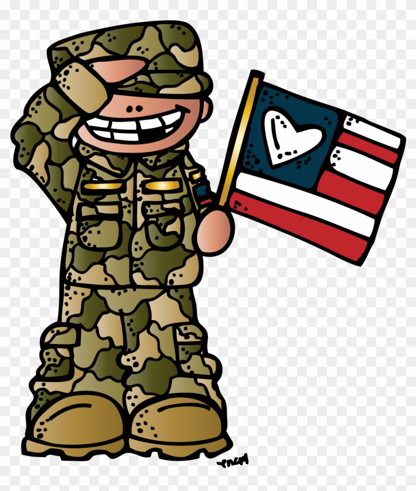 Military - Cute Veterans Day Clipart - Png Download