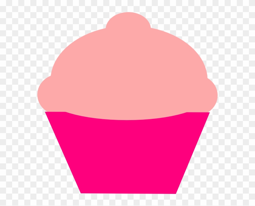 28 Collection Of Muffin Clipart Outline - Pink Cupcake Template - Png Download