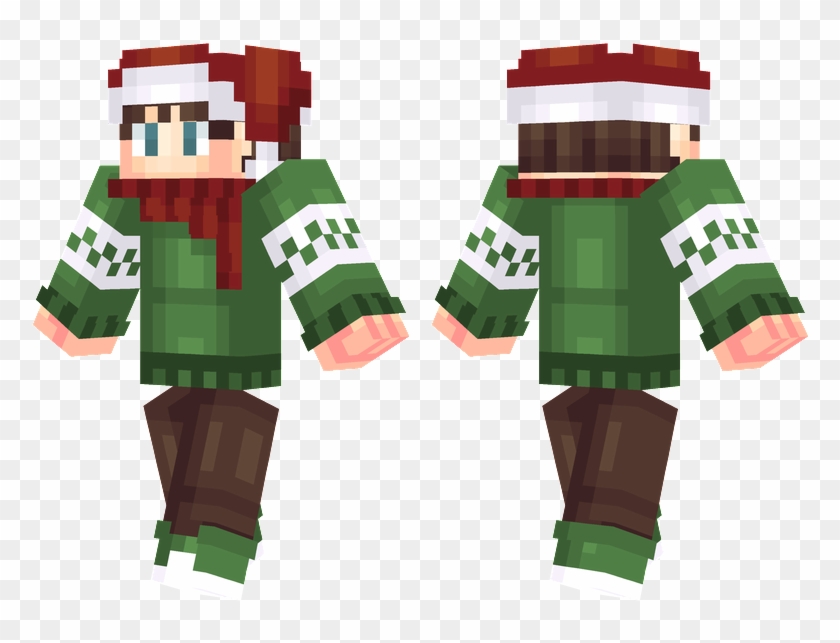 Christmas Sweater - Minecraft Christmas Skins Clipart #1248372