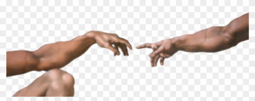 Hands Beige Tan Jesus Religion Christ Christianity - Creation Of Adam Real Hands Clipart