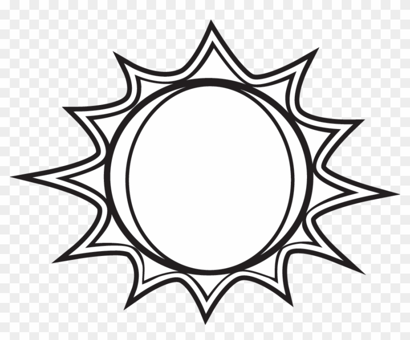Sun Black And White Black And White Sun Clipart Free - Clip Art Black And White - Png Download