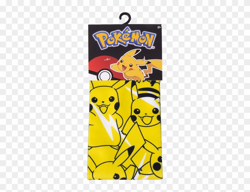 Pikachu Bolt Yellow Socks - Pokemon Clipart
