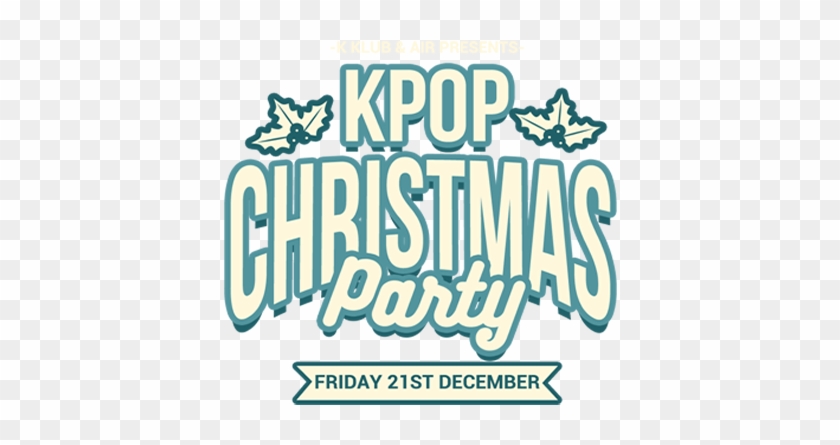 K Klub & Diversity Present Kpop Christmas Party - Calligraphy Clipart
