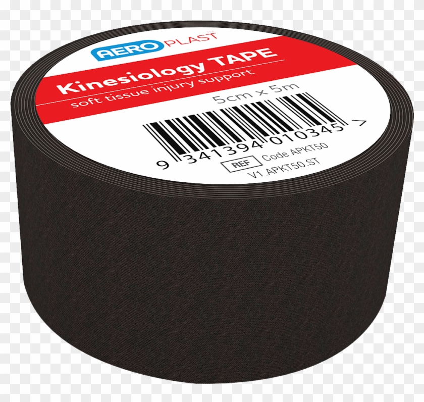 Kinesiology Black Tape 50mm X 5m - Wire Clipart
