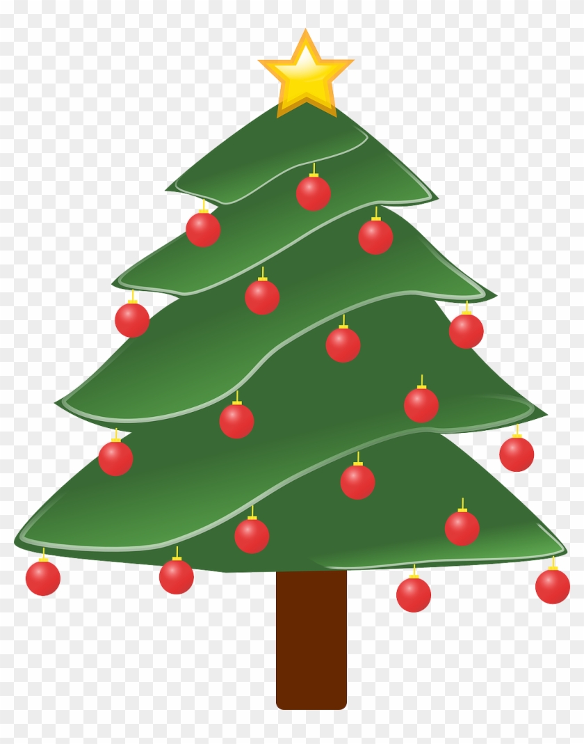 Christmas Tree - Pine Tree Christmas Clipart - Png Download
