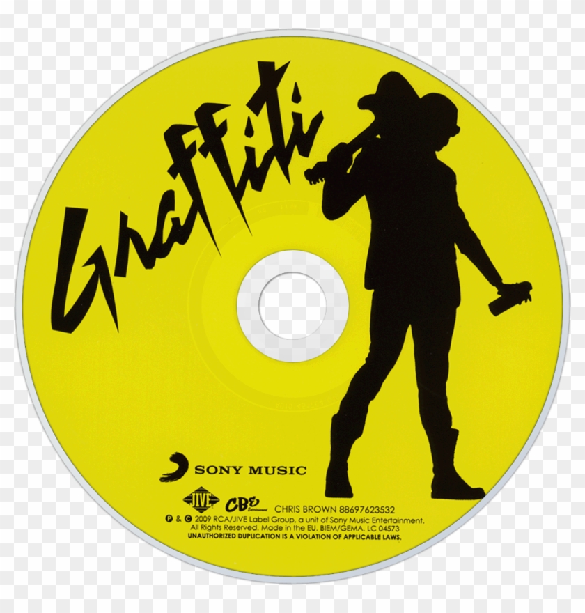 Chris Brown Graffiti Cd Disc Image - Chris Brown Graffiti Logo Clipart #1249458